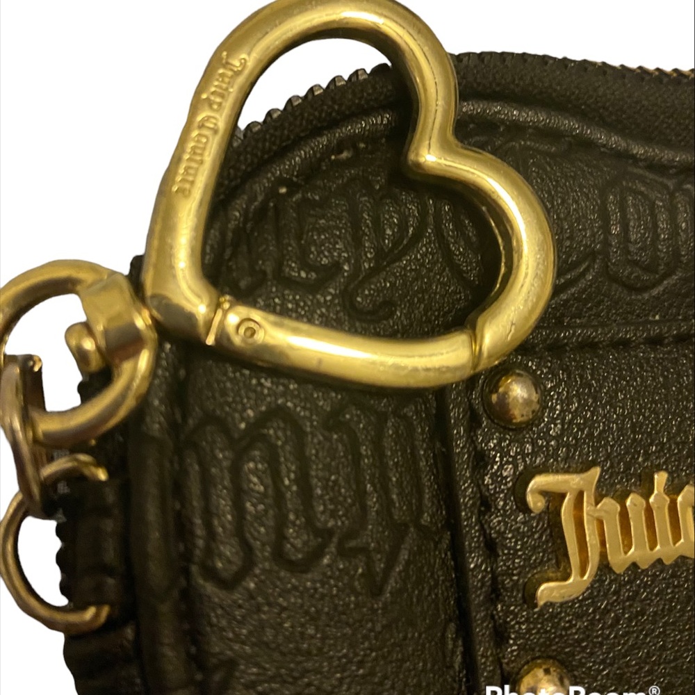 Juicy Couture Black Heart Coin Purse View 3